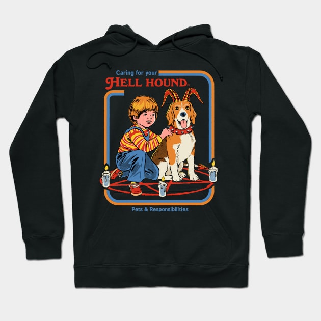 Caring For Your Hell Hound Hoodie by Steven Rhodes